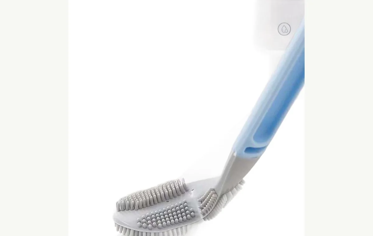 Long-Handle Silicone Toilet Brush